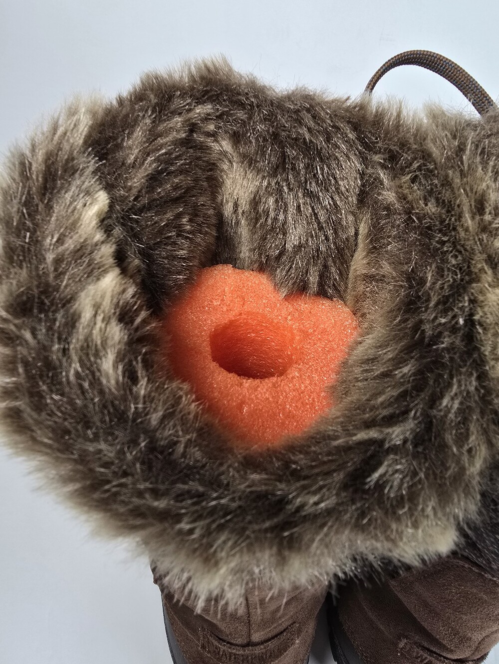 The North Face Women's Nupyse Purna Brown Faux Fur Trim LaceUp Winter Booots 8.5 - Picture 7 of 15